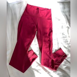 maroon lululemon leggings